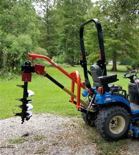 Land Shark Compact Tractor Post Hole Digger 